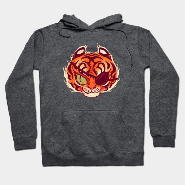 Rogue Tiger Hoodie by Marianne Martin